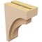 Ekena Millwork 4"W x 8"D x 12"H Classic Rivera Rough Cedar Woodgrain TimberThane Corbel, Primed Tan CORUR04X08X12RIVRCPR - alternate 5